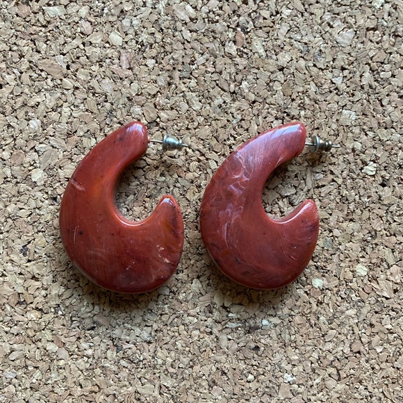 Large Vintage Earrings - Picture 6 of 6